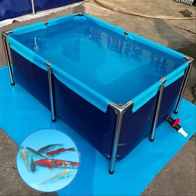 PVC Galvanized Material Fish Pond